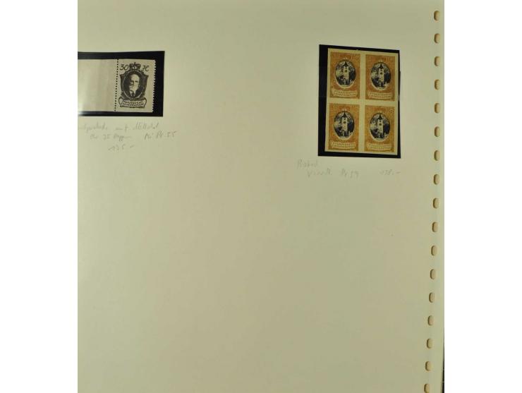 1904/87 postfrische und ungebrauchte Sammlung überwiegend kpl., dabei viele bessere Anfangswerte sowie Block 1 postfrisch und