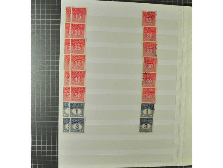 1850/1956, postfrischer, ungebrauchter und gestempelter Bestand mit u.a. Mi.-Nr. 161-77, 518-23, 530-43 (2), 555 (4), 556, 58