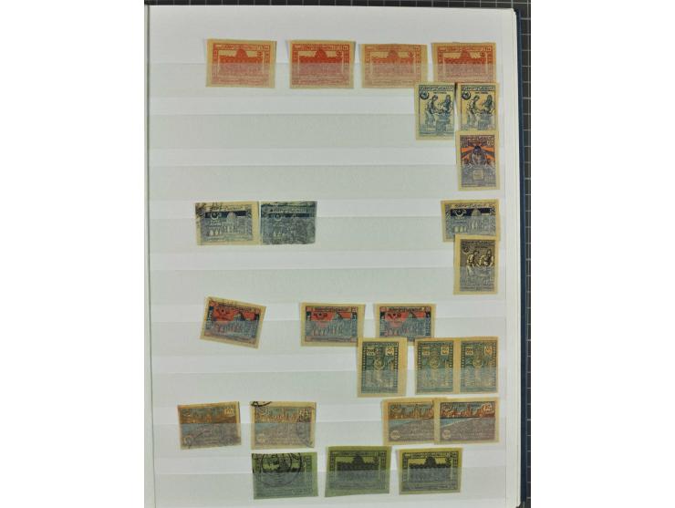 KAUKASISCHE STAATEN: Armenien, Aserbaidschan, Transkaukasien, Georgien und Batum, interessante Sammlung mit vielen Werten, am