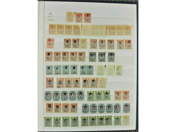 KAUKASISCHE STAATEN: Armenien, Aserbaidschan, Transkaukasien, Georgien und Batum, interessante Sammlung mit vielen Werten, am