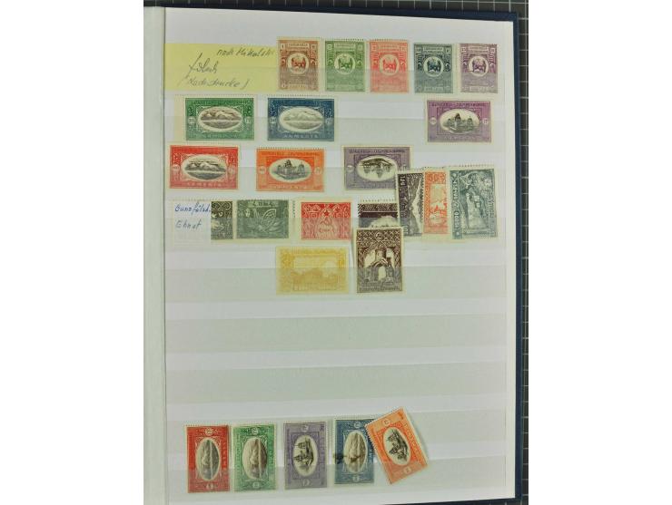 KAUKASISCHE STAATEN: Armenien, Aserbaidschan, Transkaukasien, Georgien und Batum, interessante Sammlung mit vielen Werten, am