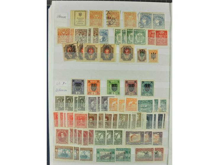 KAUKASISCHE STAATEN: Armenien, Aserbaidschan, Transkaukasien, Georgien und Batum, interessante Sammlung mit vielen Werten, am