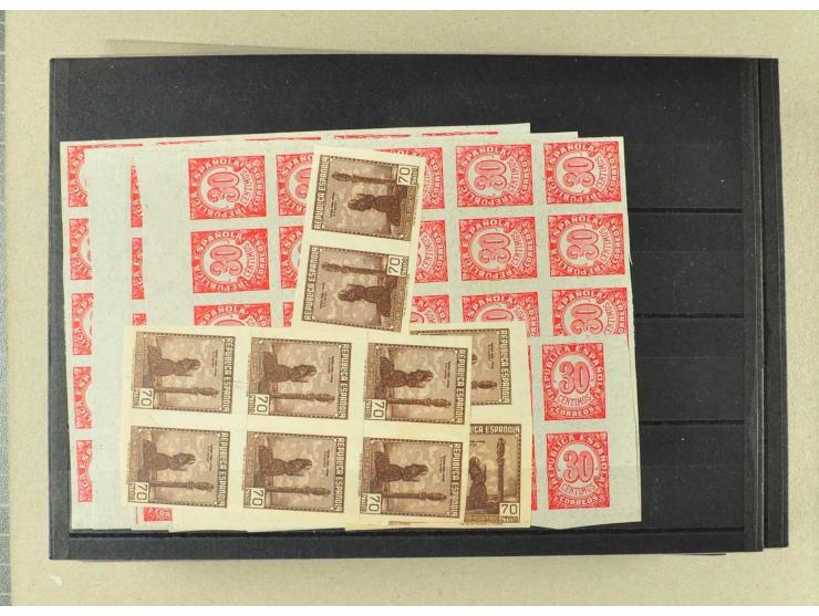 1930/95 (ca.), postfrische und ungebrauchte Partie, dabei Abarten und Lokalausgaben
