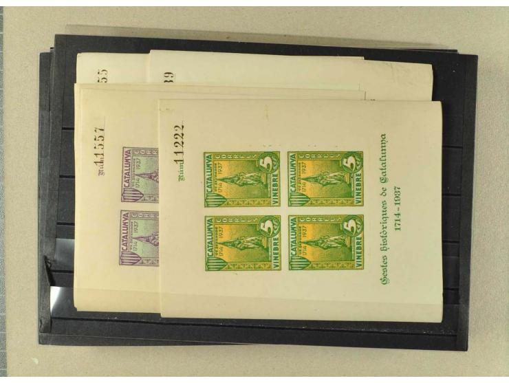 1930/95 (ca.), postfrische und ungebrauchte Partie, dabei Abarten und Lokalausgaben
