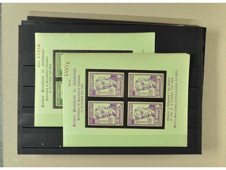 1930/95 (ca.), postfrische und ungebrauchte Partie, dabei Abarten und Lokalausgaben
