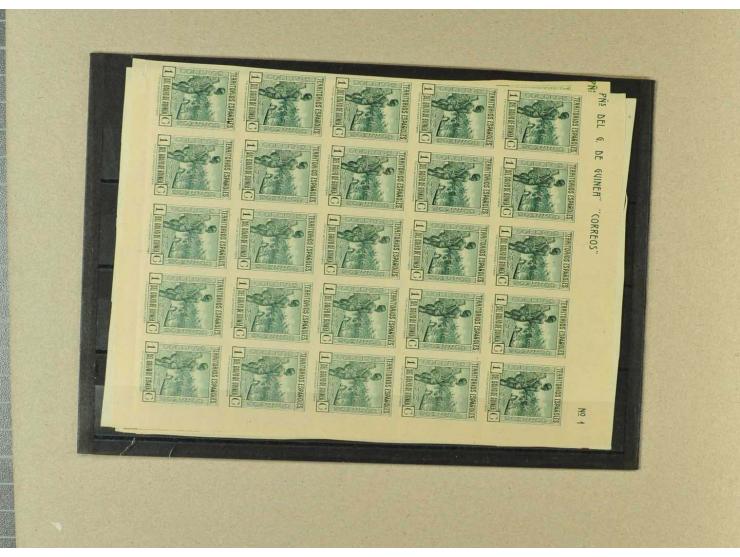 1930/95 (ca.), postfrische und ungebrauchte Partie, dabei Abarten und Lokalausgaben