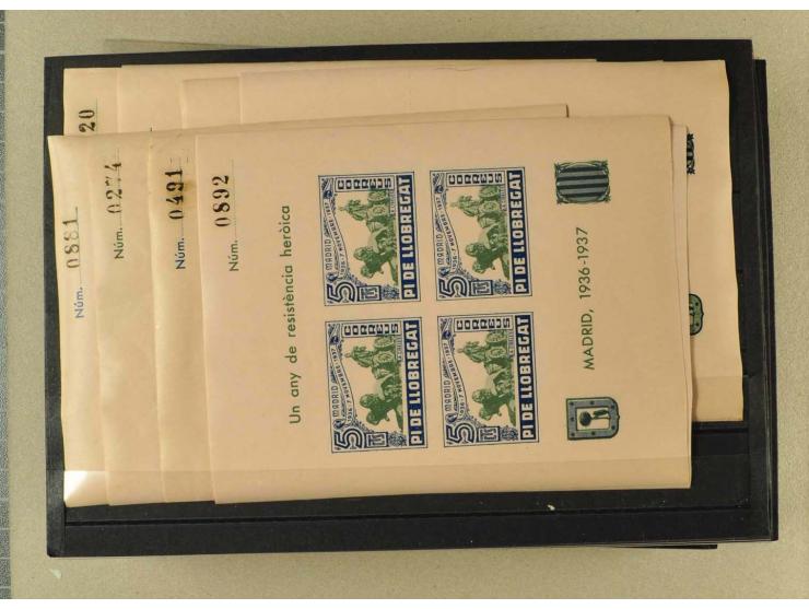 1930/95 (ca.), postfrische und ungebrauchte Partie, dabei Abarten und Lokalausgaben