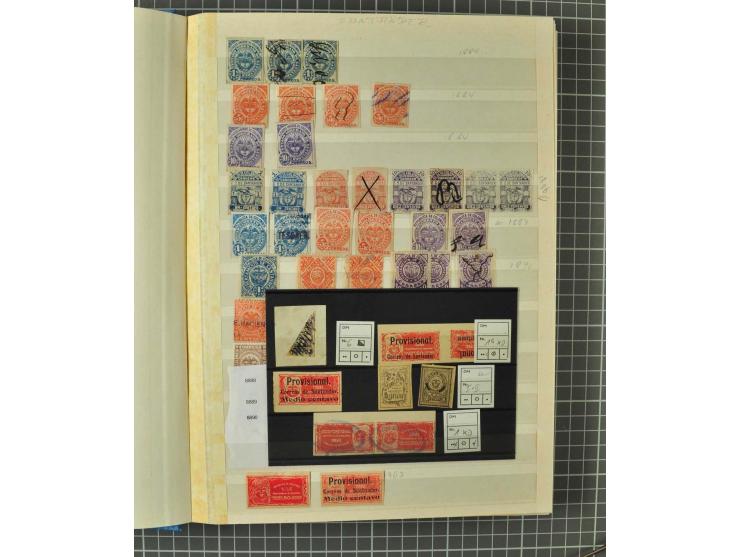 1859/2002, ungebrauchte und gestempelte, später auch postfrische umfangreiche Sammlung in zwei großen Kartons; dabei viele be