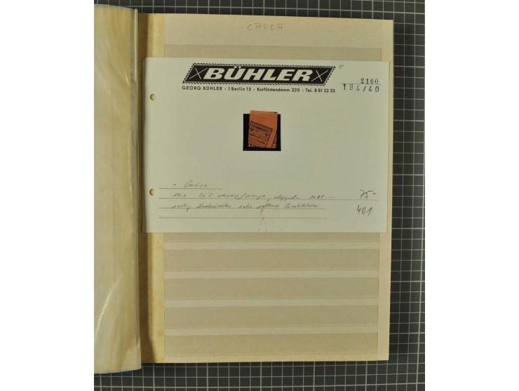 1859/2002, ungebrauchte und gestempelte, später auch postfrische umfangreiche Sammlung in zwei großen Kartons; dabei viele be