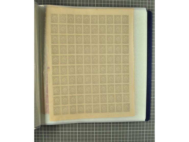 1859/2002, ungebrauchte und gestempelte, später auch postfrische umfangreiche Sammlung in zwei großen Kartons; dabei viele be