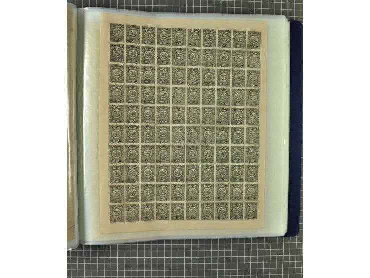 1859/2002, ungebrauchte und gestempelte, später auch postfrische umfangreiche Sammlung in zwei großen Kartons; dabei viele be