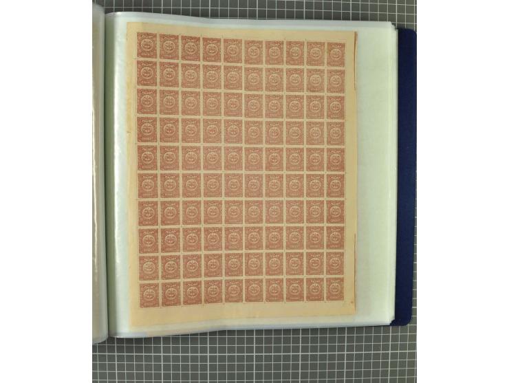1859/2002, ungebrauchte und gestempelte, später auch postfrische umfangreiche Sammlung in zwei großen Kartons; dabei viele be