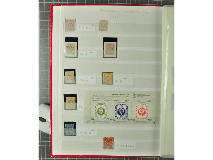 1859/2002, ungebrauchte und gestempelte, später auch postfrische umfangreiche Sammlung in zwei großen Kartons; dabei viele be