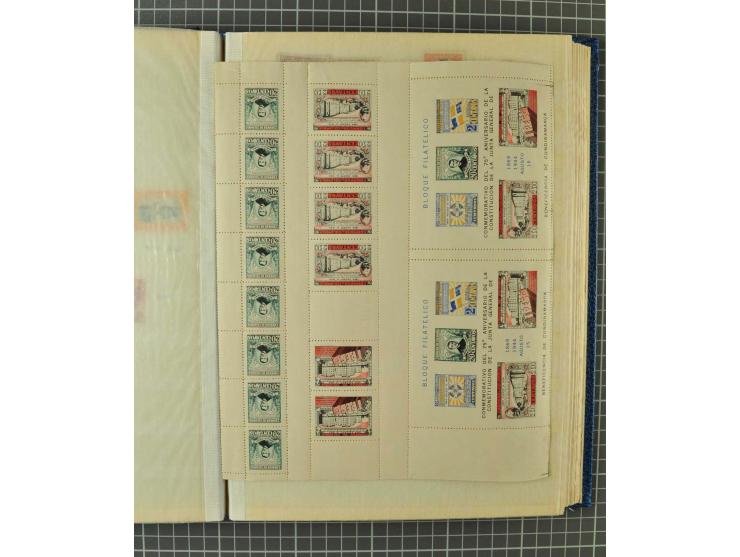 1859/2002, ungebrauchte und gestempelte, später auch postfrische umfangreiche Sammlung in zwei großen Kartons; dabei viele be