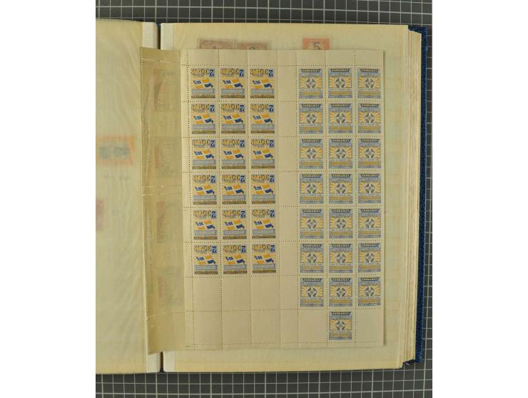 1859/2002, ungebrauchte und gestempelte, später auch postfrische umfangreiche Sammlung in zwei großen Kartons; dabei viele be
