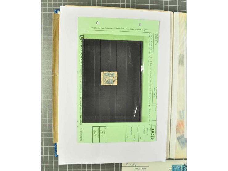 1859/2002, ungebrauchte und gestempelte, später auch postfrische umfangreiche Sammlung in zwei großen Kartons; dabei viele be