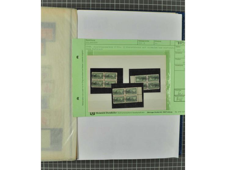 1859/2002, ungebrauchte und gestempelte, später auch postfrische umfangreiche Sammlung in zwei großen Kartons; dabei viele be