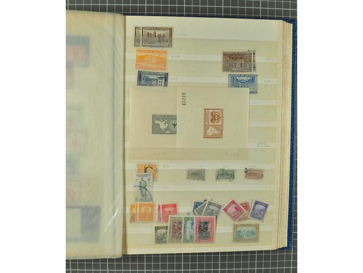 1859/2002, ungebrauchte und gestempelte, später auch postfrische umfangreiche Sammlung in zwei großen Kartons; dabei viele be