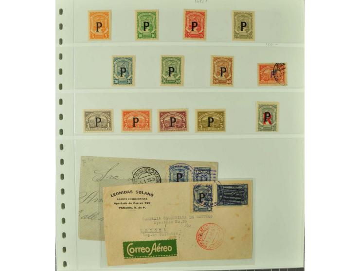 1920/29, Sammlung Scadta und Ausgaben der CCNA, ungebraucht, postfrisch, gestempelt und auf Brief, dabei reichhaltig die Kons
