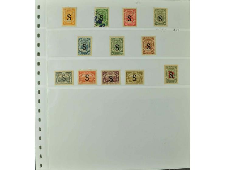 1920/29, Sammlung Scadta und Ausgaben der CCNA, ungebraucht, postfrisch, gestempelt und auf Brief, dabei reichhaltig die Kons