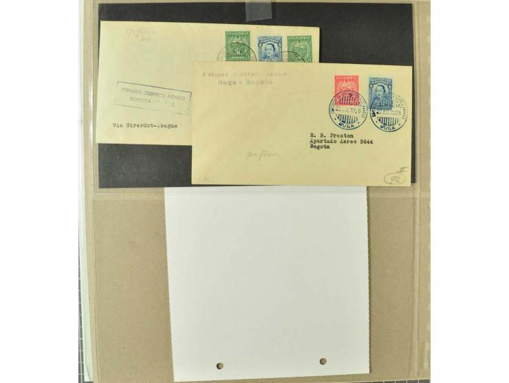 1920/29, Sammlung Scadta und Ausgaben der CCNA, ungebraucht, postfrisch, gestempelt und auf Brief, dabei reichhaltig die Kons