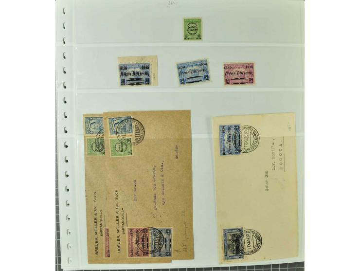 1920/29, Sammlung Scadta und Ausgaben der CCNA, ungebraucht, postfrisch, gestempelt und auf Brief, dabei reichhaltig die Kons