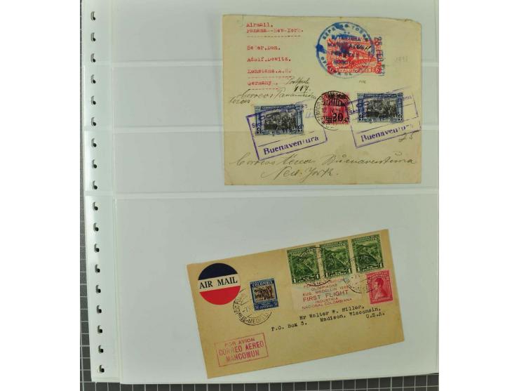 1920/29, Sammlung Scadta und Ausgaben der CCNA, ungebraucht, postfrisch, gestempelt und auf Brief, dabei reichhaltig die Kons