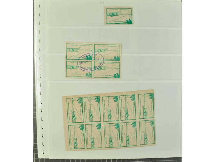 1920/29, Sammlung Scadta und Ausgaben der CCNA, ungebraucht, postfrisch, gestempelt und auf Brief, dabei reichhaltig die Kons