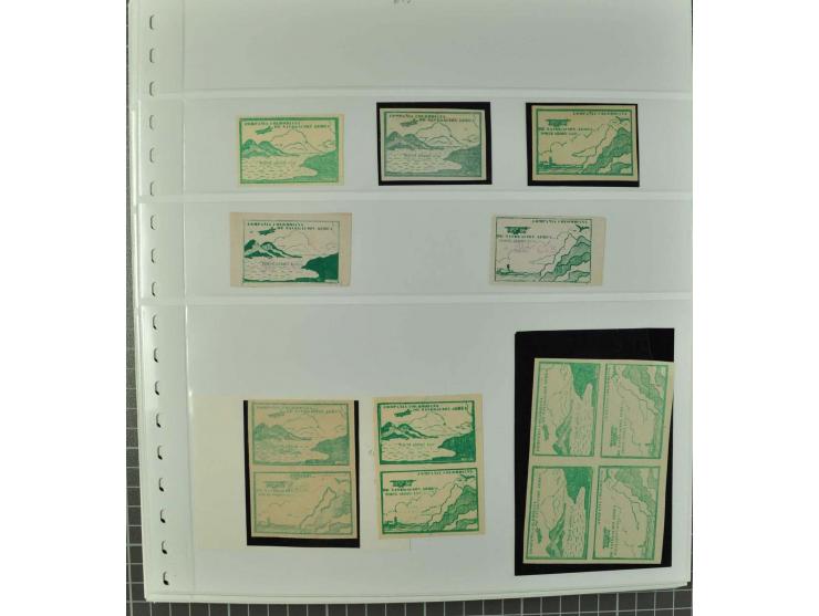 1920/29, Sammlung Scadta und Ausgaben der CCNA, ungebraucht, postfrisch, gestempelt und auf Brief, dabei reichhaltig die Kons