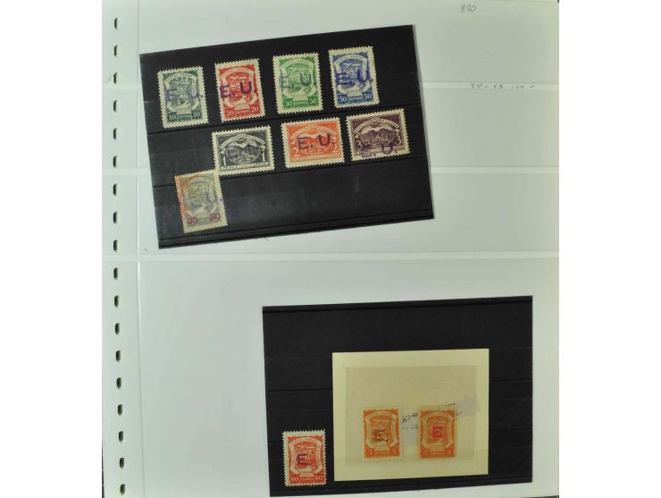 1920/29, Sammlung Scadta und Ausgaben der CCNA, ungebraucht, postfrisch, gestempelt und auf Brief, dabei reichhaltig die Kons