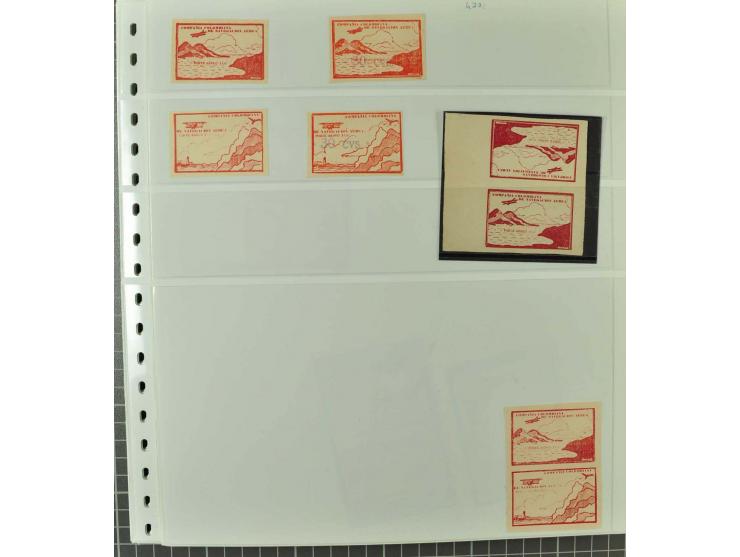1920/29, Sammlung Scadta und Ausgaben der CCNA, ungebraucht, postfrisch, gestempelt und auf Brief, dabei reichhaltig die Kons