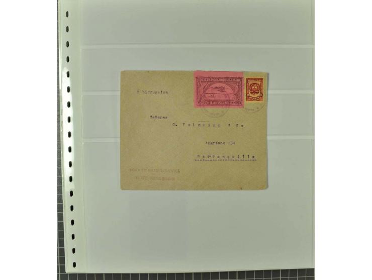 1920/29, Sammlung Scadta und Ausgaben der CCNA, ungebraucht, postfrisch, gestempelt und auf Brief, dabei reichhaltig die Kons