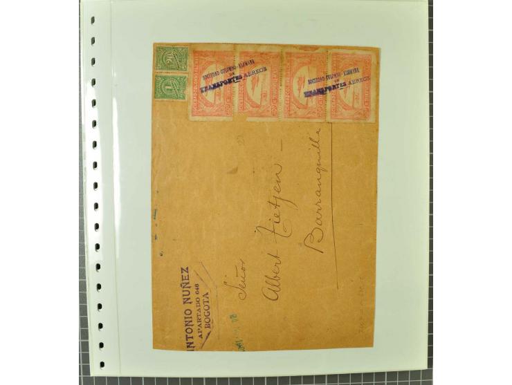 1920/29, Sammlung Scadta und Ausgaben der CCNA, ungebraucht, postfrisch, gestempelt und auf Brief, dabei reichhaltig die Kons