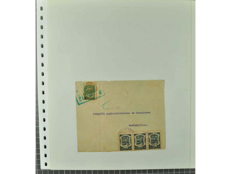 1920/29, Sammlung Scadta und Ausgaben der CCNA, ungebraucht, postfrisch, gestempelt und auf Brief, dabei reichhaltig die Kons