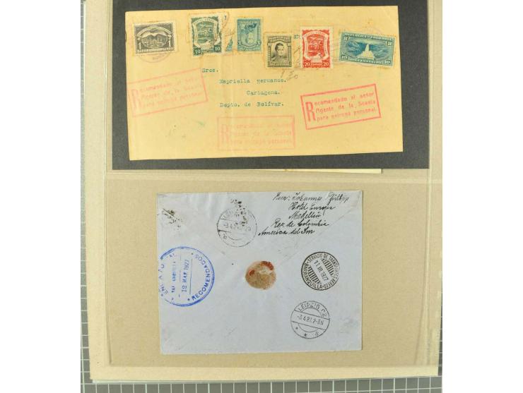 1920/29, Sammlung Scadta und Ausgaben der CCNA, ungebraucht, postfrisch, gestempelt und auf Brief, dabei reichhaltig die Kons