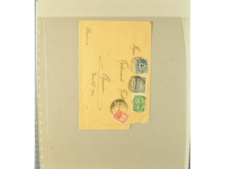 1920/29, Sammlung Scadta und Ausgaben der CCNA, ungebraucht, postfrisch, gestempelt und auf Brief, dabei reichhaltig die Kons