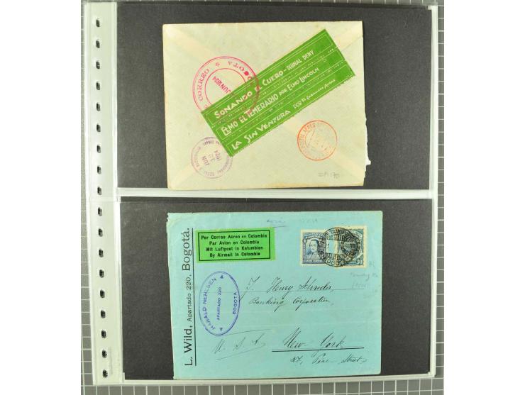 1920/29, Sammlung Scadta und Ausgaben der CCNA, ungebraucht, postfrisch, gestempelt und auf Brief, dabei reichhaltig die Kons