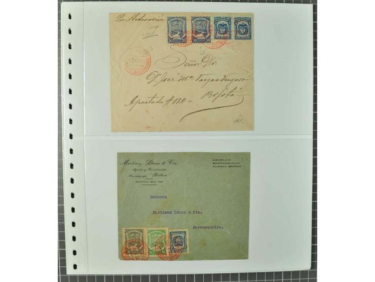 1920/29, Sammlung Scadta und Ausgaben der CCNA, ungebraucht, postfrisch, gestempelt und auf Brief, dabei reichhaltig die Kons