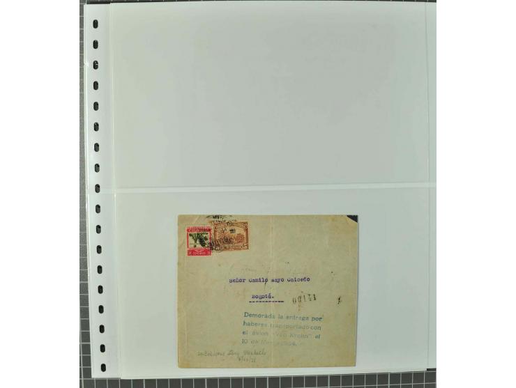 1920/29, Sammlung Scadta und Ausgaben der CCNA, ungebraucht, postfrisch, gestempelt und auf Brief, dabei reichhaltig die Kons