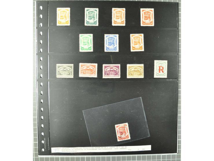 1920/29, Sammlung Scadta und Ausgaben der CCNA, ungebraucht, postfrisch, gestempelt und auf Brief, dabei reichhaltig die Kons