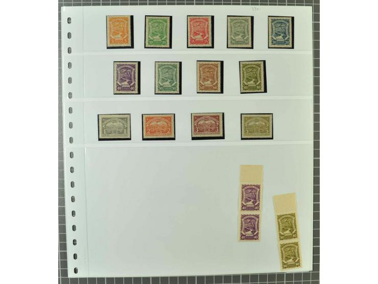 1920/29, Sammlung Scadta und Ausgaben der CCNA, ungebraucht, postfrisch, gestempelt und auf Brief, dabei reichhaltig die Kons