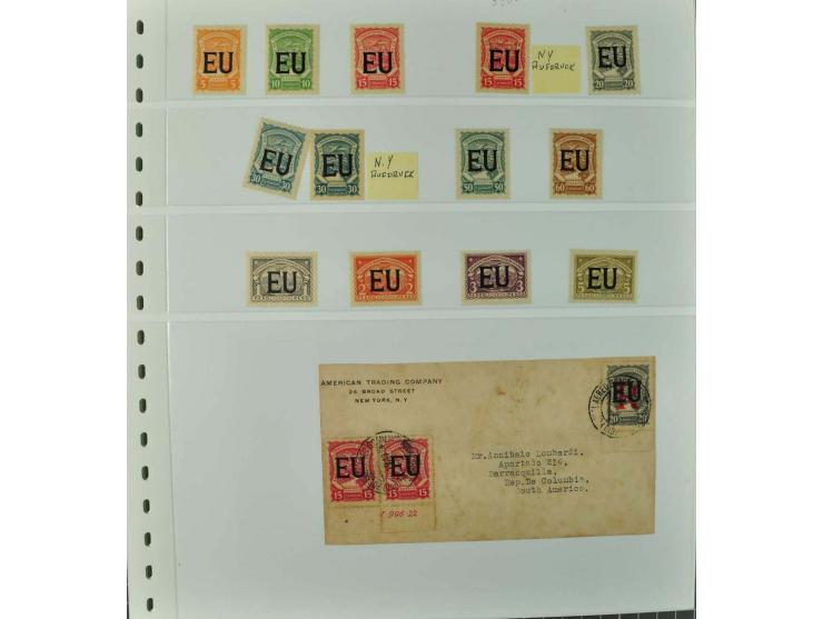 1920/29, Sammlung Scadta und Ausgaben der CCNA, ungebraucht, postfrisch, gestempelt und auf Brief, dabei reichhaltig die Kons