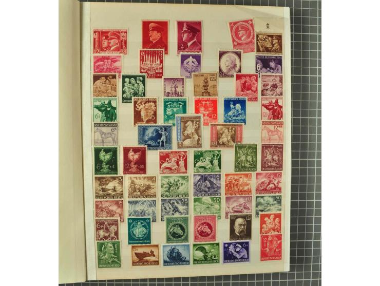 1849/1980 (ca.), umfangreiche Partie in4 großen Kartons, dabei Frankreich mit u.a. Mi.-Nr. 128-35 und Bl.3, viel UNO, USA, be