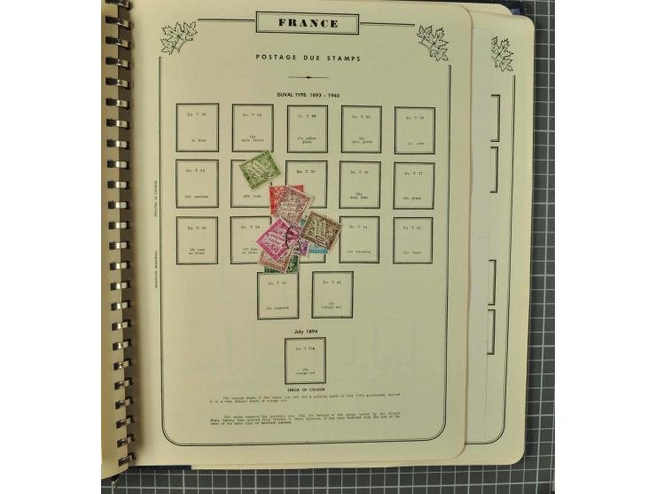 1849/1980 (ca.), umfangreiche Partie in4 großen Kartons, dabei Frankreich mit u.a. Mi.-Nr. 128-35 und Bl.3, viel UNO, USA, be
