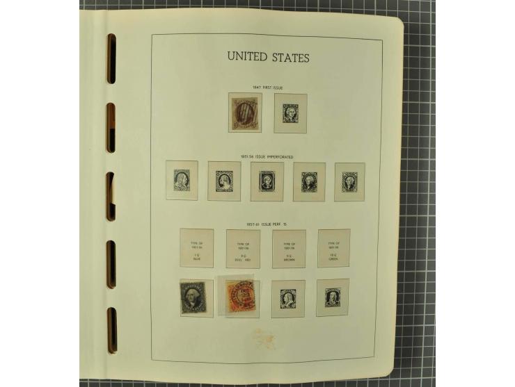 1849/1980 (ca.), umfangreiche Partie in4 großen Kartons, dabei Frankreich mit u.a. Mi.-Nr. 128-35 und Bl.3, viel UNO, USA, be