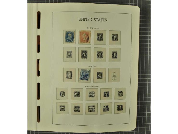 1849/1980 (ca.), umfangreiche Partie in4 großen Kartons, dabei Frankreich mit u.a. Mi.-Nr. 128-35 und Bl.3, viel UNO, USA, be