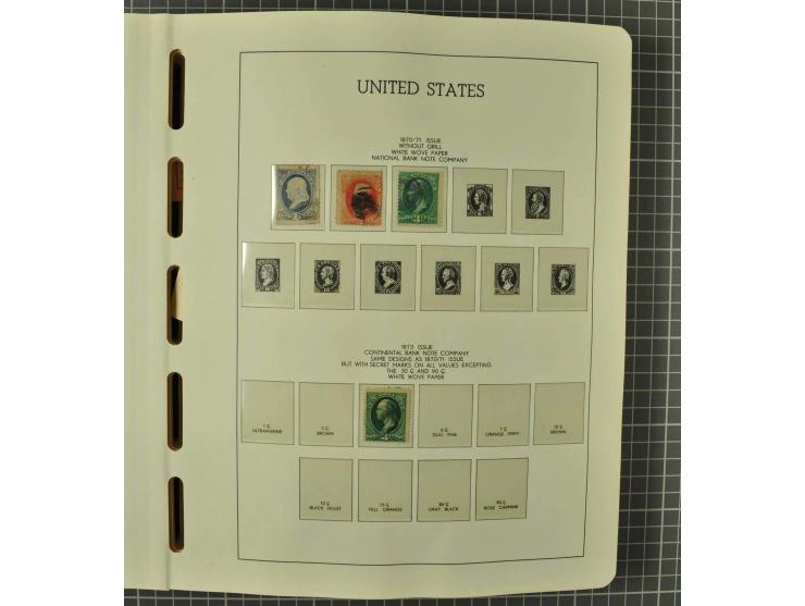 1849/1980 (ca.), umfangreiche Partie in4 großen Kartons, dabei Frankreich mit u.a. Mi.-Nr. 128-35 und Bl.3, viel UNO, USA, be