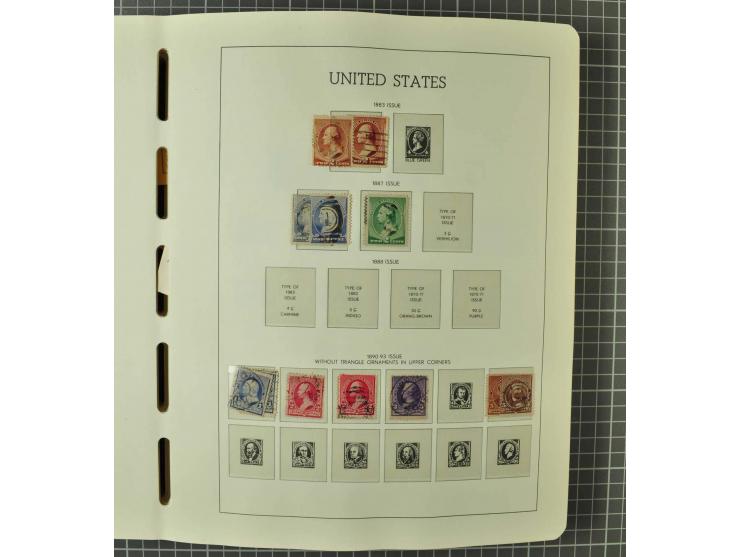 1849/1980 (ca.), umfangreiche Partie in4 großen Kartons, dabei Frankreich mit u.a. Mi.-Nr. 128-35 und Bl.3, viel UNO, USA, be