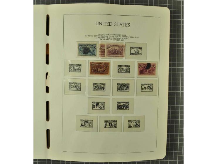 1849/1980 (ca.), umfangreiche Partie in4 großen Kartons, dabei Frankreich mit u.a. Mi.-Nr. 128-35 und Bl.3, viel UNO, USA, be