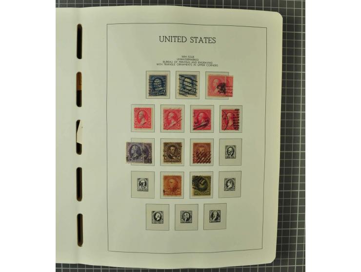 1849/1980 (ca.), umfangreiche Partie in4 großen Kartons, dabei Frankreich mit u.a. Mi.-Nr. 128-35 und Bl.3, viel UNO, USA, be